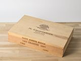 caisse à vin en bois personnalisée avec logo gravé