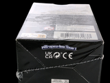 a black box with a black label on it