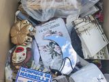 a box full of items that are in it