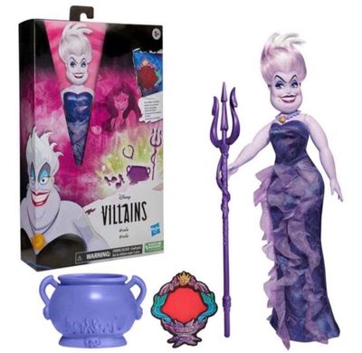 Figurine d'Ursula, personnage maléfique de la série « La Petite Sirène » de Disney, par Hasbroin