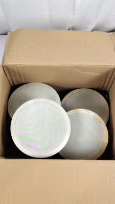 Lot de 4 - RONDSON - Haut-parleur de plafond - 6W 100V - Ins…