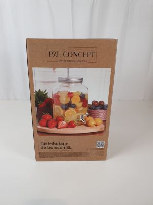 a box with a picture of a jar of fruit inside of it