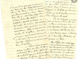 gros plan d'une feuille de papier sur laquelle on peut lire une écriture manuscrite
