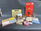 a lot of items that are sitting on a table