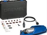 Le kit d'outils Dremel comprend une ponceuse rotative, un disque de ponçage et d'autres accessoires