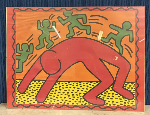 Affiche d'exposition (Keith Haring , 1982)