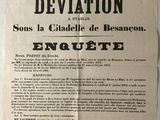 Un vieux journal annonce l'arrivée de la Révolution française