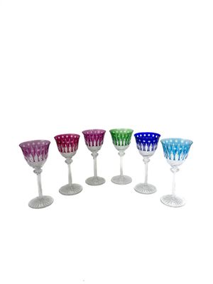 SAINT LOUIS Ensemble de 12 verres en cristal modèle "Tommy",…