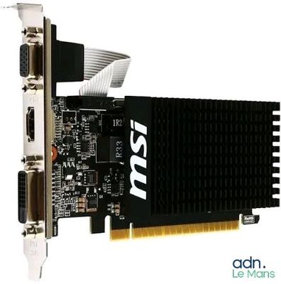 a close up of a video card on a white background