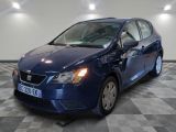 a picture of a blue car parked in a garage