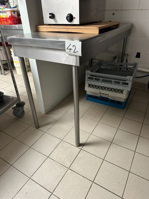 an image of a commercial kitchen with a toaster on a table