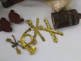 a lot of items that are on a table