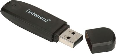 a close up of a usb drive next to a small device