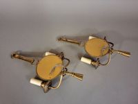 ETABLISSEMENTS PETITOT. Paire de d'appliques à deux bras de … (photo 4)
