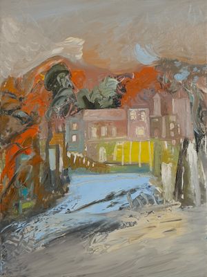 Nicolas Gasiorowski (né en 1958) Sans titre 2020 Huile sur t… - Photo 1