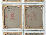 four squares with numbers drawn on them are arranged in a grid