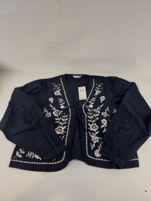 ONLY - Blouse à manches longues brodée - Taille L - Style bo…