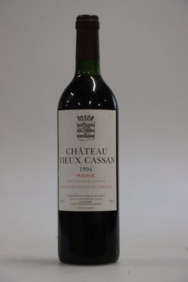 1 bouteille Chateau Vieux Cassan 1994 Médoc - Photo 1