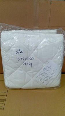 the mattress is wrapped in plastic and ready to be shipped