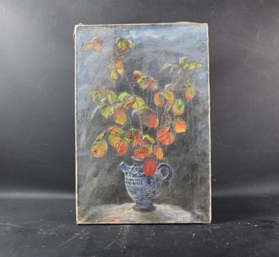 Nat LEEB (1906-1990) Nature morte aux fleurs