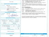 a close up of a document with a barcode on it