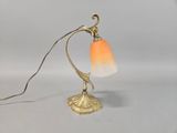 a lamp that is sitting on a table