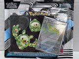 a bag of pokemon cards and a card holder in it