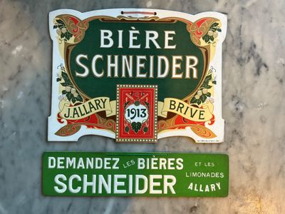 Publicité de la bière SCHNEIDER