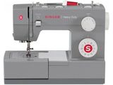 the singer heavy duty sewing machine is on display against a white background