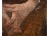 an image of a painting of two hands holding each other