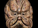 an image of a statue of a man ' s face