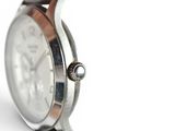 an image of a close up of a watch on a white surface