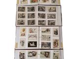 a lot of stamps that are stacked on top of each other