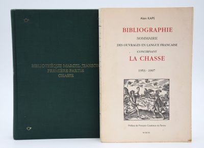(Chasse/cynégétique) Réunion de 2 ouvrages.