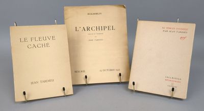 TARDIEU (Jean) : Le Fleuve caché. S.l. (Argenteuil), La Pléï…