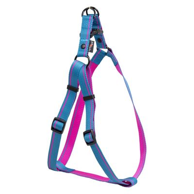 JACK AND VANILLA - Harnais pour chien - Stripe Bleu et Rose …
