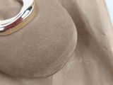 a ring that is sitting on top of a bag