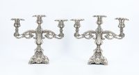 Paire de bouts de tables en argent (800 mil. (photo 3)