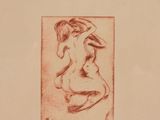 an image of a drawing of a nude woman sitting on a chair