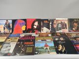 a lot of music cds on the table