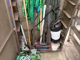 an image of a storage area with a bunch of tools in it