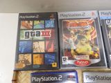several video games are sitting on a table next to each other