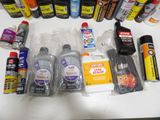 many different types of cleaning products on the table
