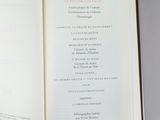 an open book with a list of things on it