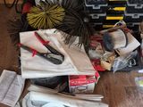 a lot of tools on the floor in the room