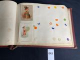 an open book with a picture of a clown and a picture of a clown