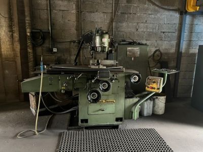 a machine that is sitting inside of a building