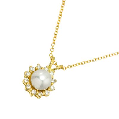 Tiffany & Co. Modèle : Collier perle Akoya diamants