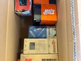 many boxes that are stacked on top of each other