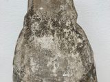 an old statue of a woman with a veil on it ' s head